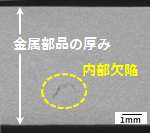 X線CT像 解析したい位置の確認