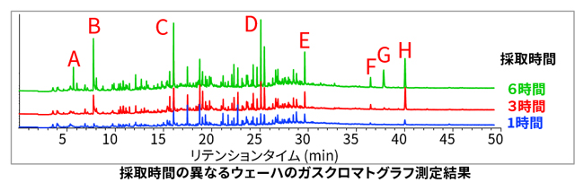 ガスクロマトグラフ測定結果