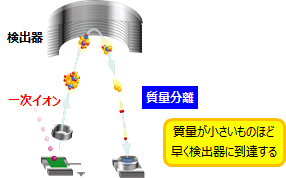 飛行時間型質量検出器