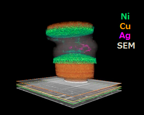 FIB-SEM/EDS 3次元像