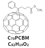 不純物としてC70PCBMを構造まで同定